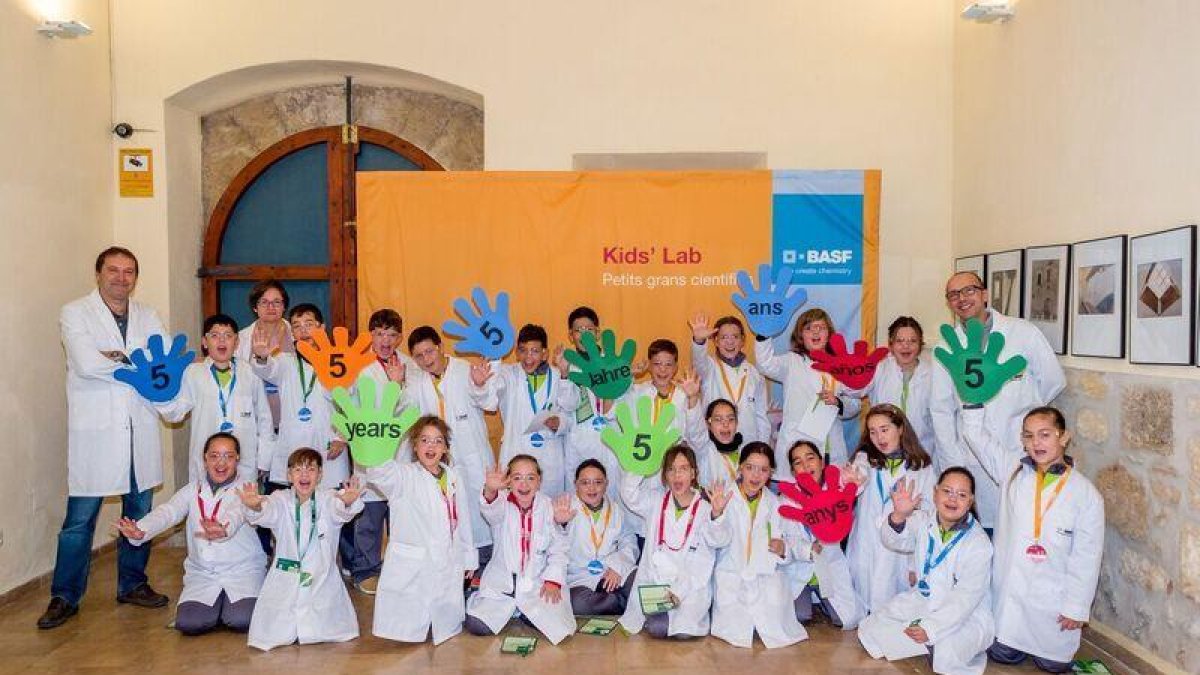 Más de 4.000 niños han participado en el Kids'Lab de BASF en sus cinco años de vida