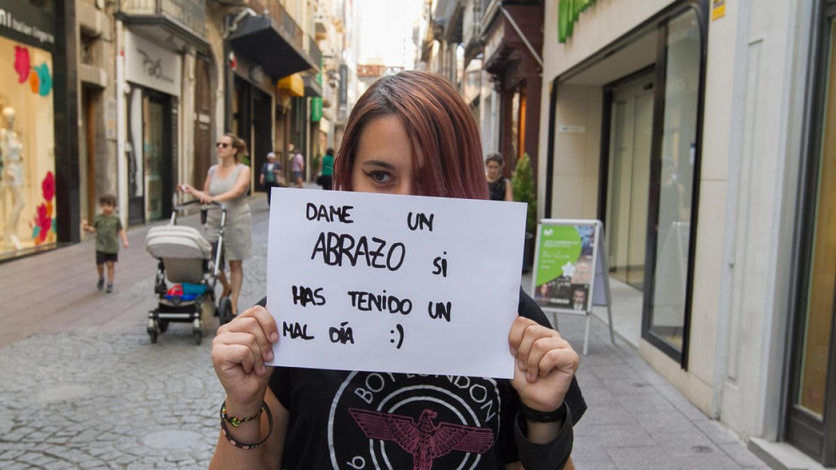 Un abrazo de una desconocida para los que hayan tenido un mal día