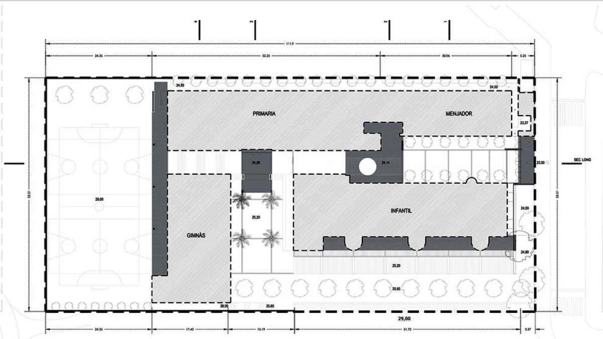 La nueva escuela del Arrabassada se adjudica a finales de año y se ejecutará en 22 meses