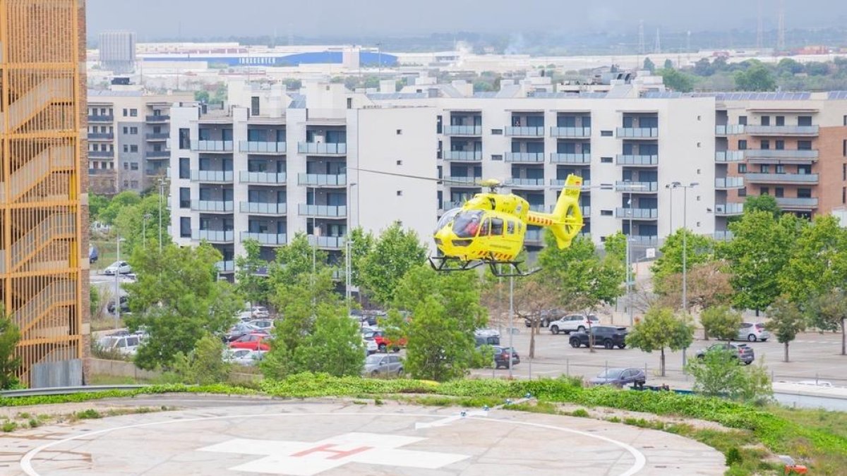 SEM, Sistema d'Emergències Mèdiques, vol, helicòpter, Hospital Joan XXIII, Tarragona