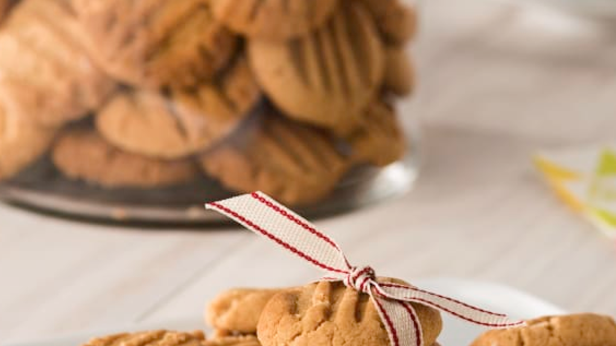 Galletas de crema de cacahuet sin azúcar, receta fácil para hacer durante el confinamiento