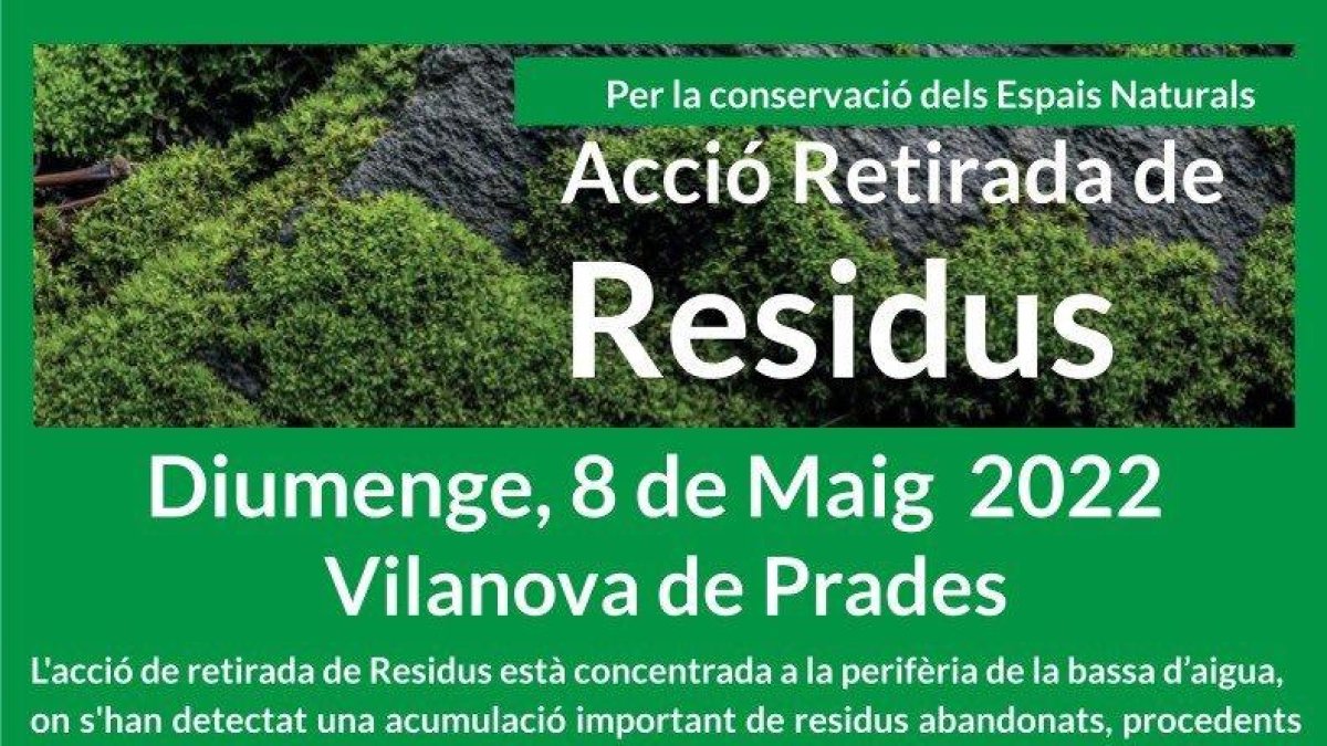 Organizan una jornada para retirar restos de plantaciones de cannabis en Vilanova de Prades