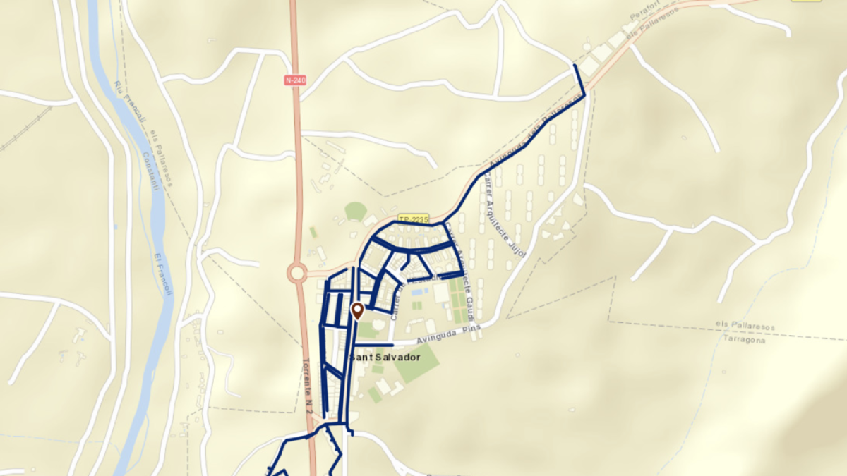 El barri de Sant Salvador, sense aigua a causa d'una avaria