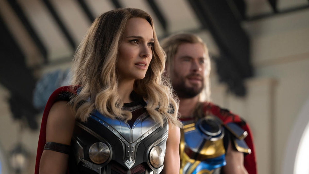 Natalie Portman i Chris Hemsworth a la nova entrega de 'Thor'.