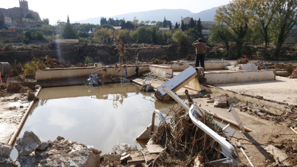 dany, riuada, casa, destrossa, Montblanc, riu Francolí