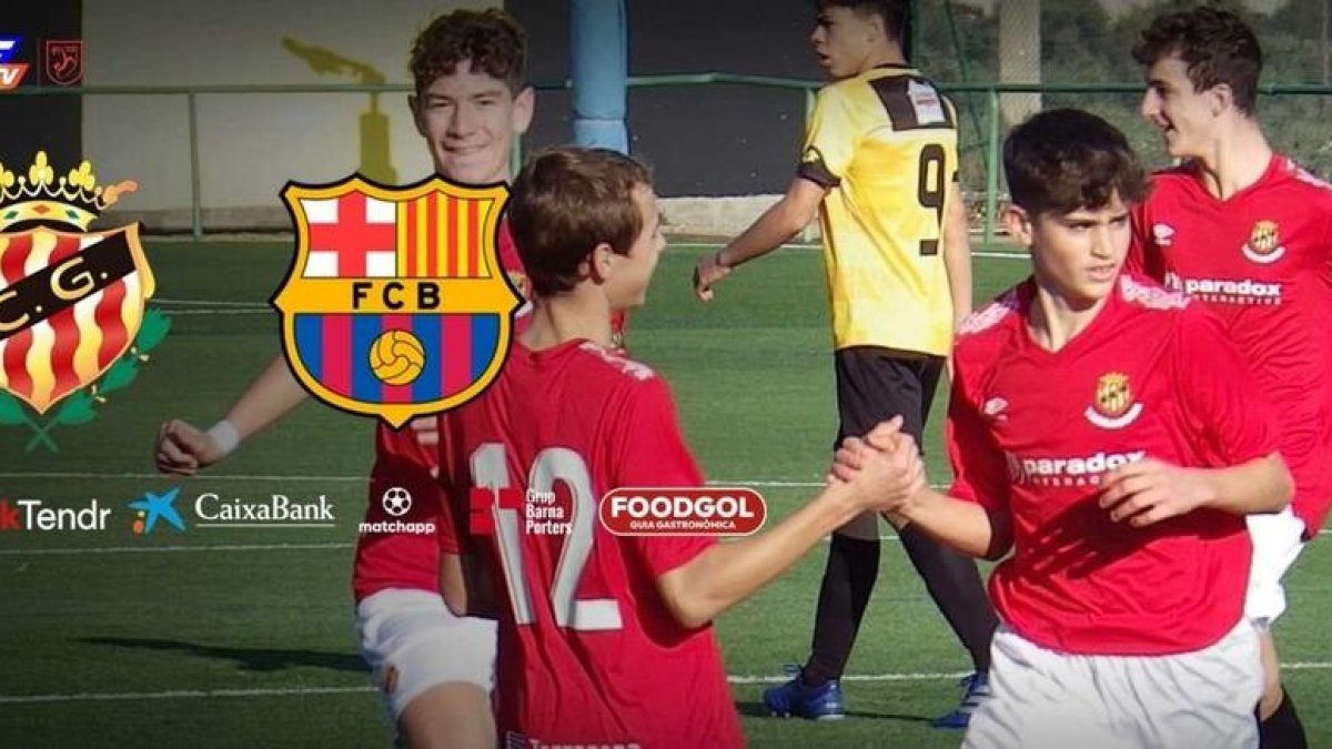 La FCF TV retransmitirá el Nàstic - FC Barcelona infantil de este sábado