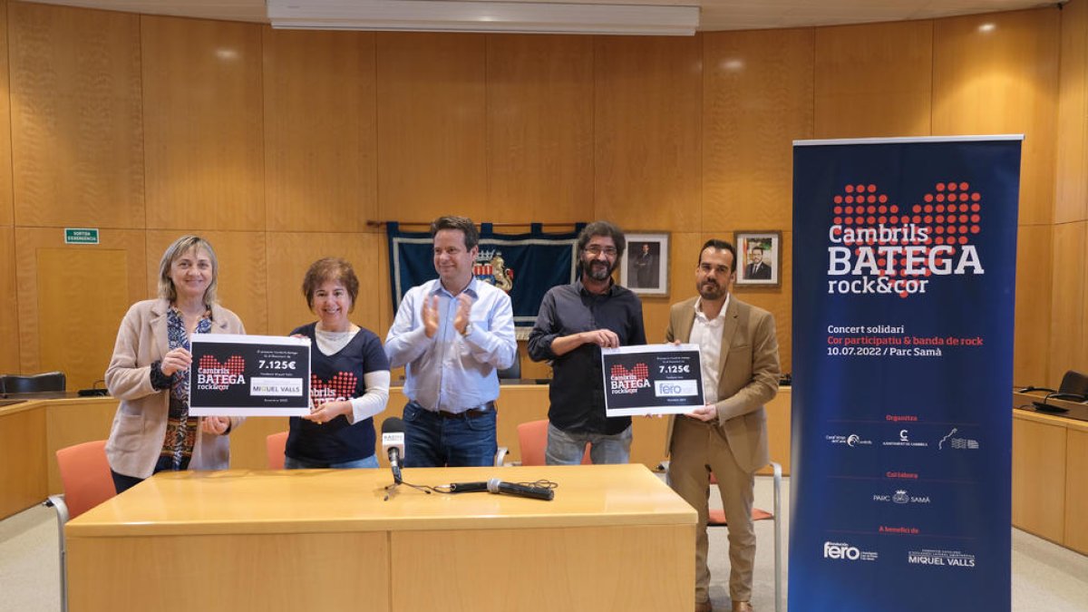 Cambrils Batega entrega 14.250 euros a las fundaciones Fero y Miquel Valls