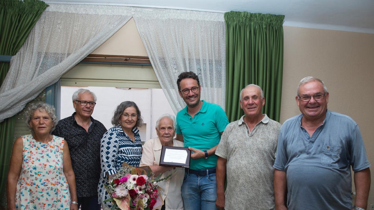 Homenatgen a la vila-secana Ascensión López per complir 100 anys