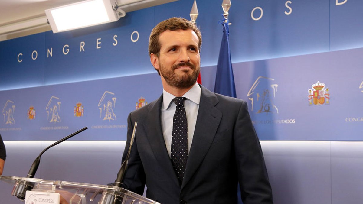 Casado pide que se aplique «hoy mismo» la Ley de Seguridad Nacional a Cataluña