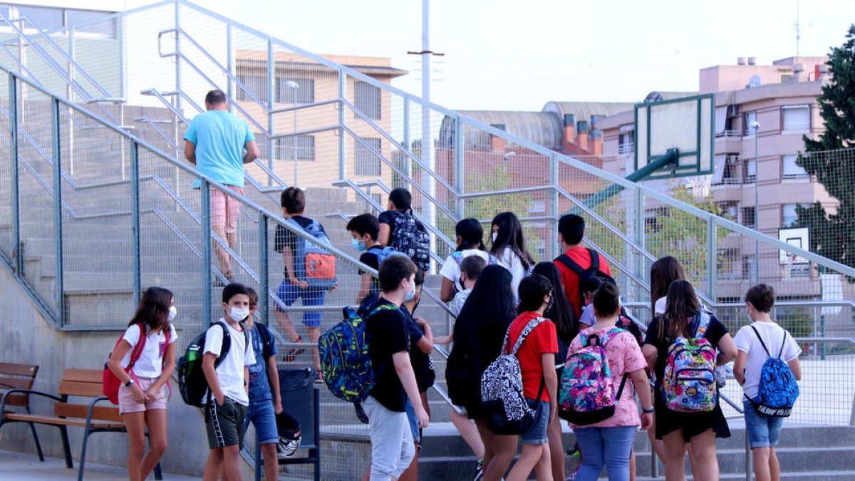 instituto, clase, alumnos, mascarilla, coronavirus, covid-19, educación, curso escolar, Cristòfol Despuig