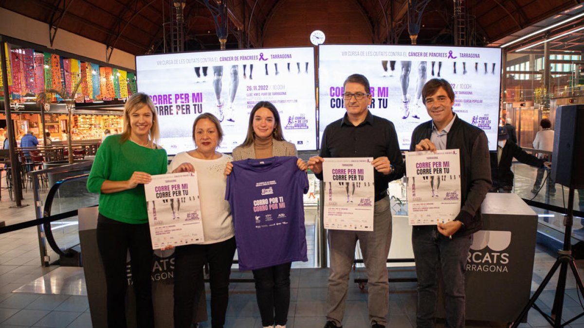 Los dorsales de la carrera contra el cáncer de páncreas se recogerán en el Mercado Central de Tarragona