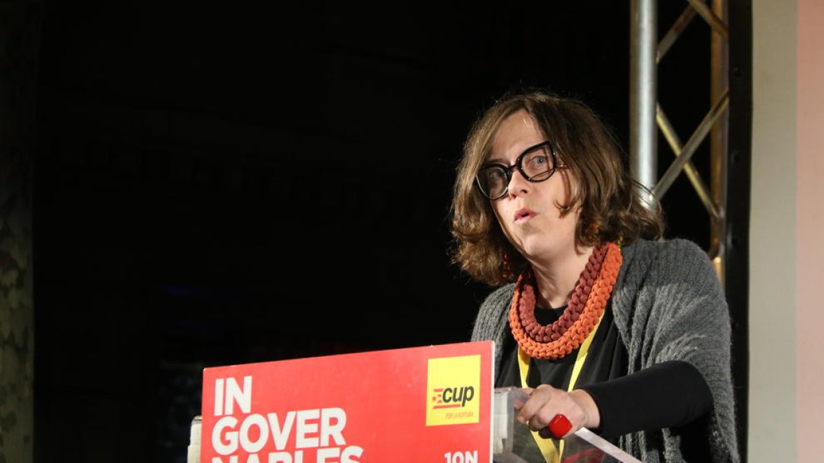 La CUP hace un llamamiento a la movilización porque el futuro del país «no depende de los resultados de hoy»