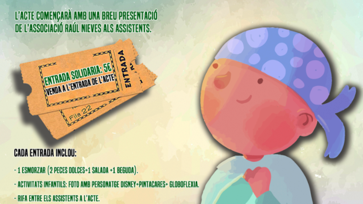 Desayuno solidario para recaudar fondos para la investigación del cáncer infantil en Bellvei