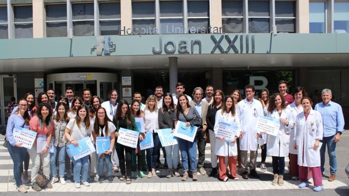 El Hospital Joan XXIII hace una fiesta de despido para los nuevos residentes