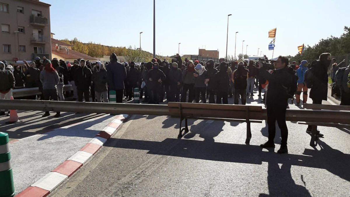 protesta, juncal, N-II, tsunami democrático