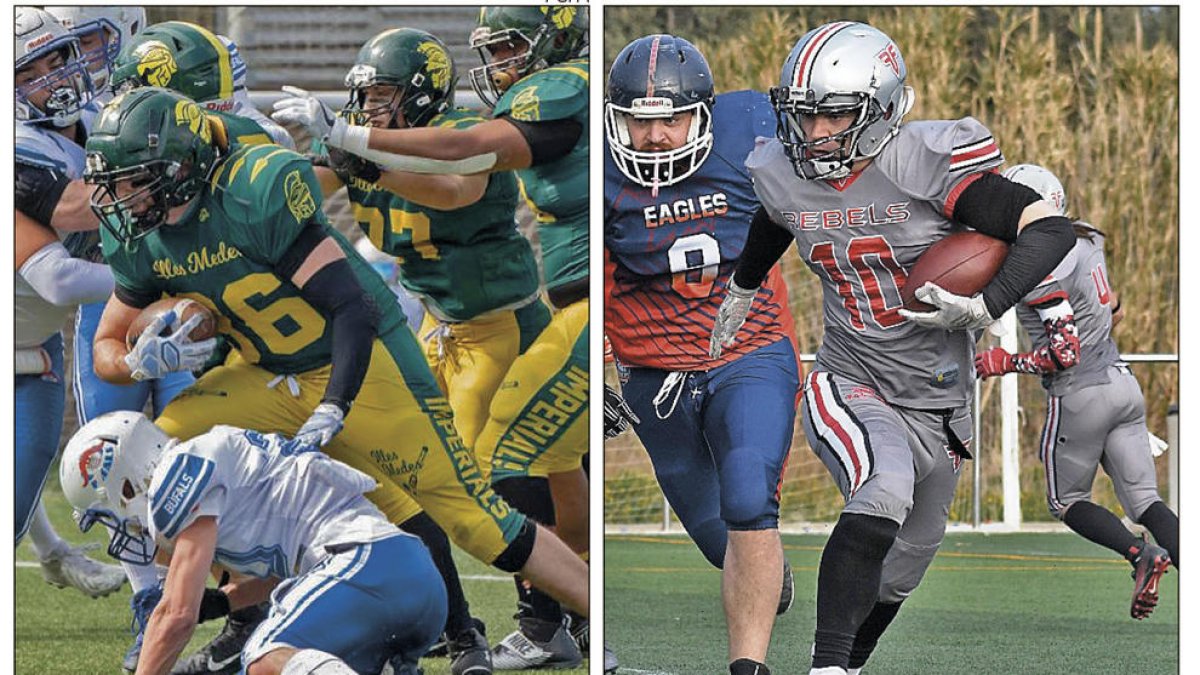 Els Imperials i els Rebels tornen el futbol americà al Baix Camp