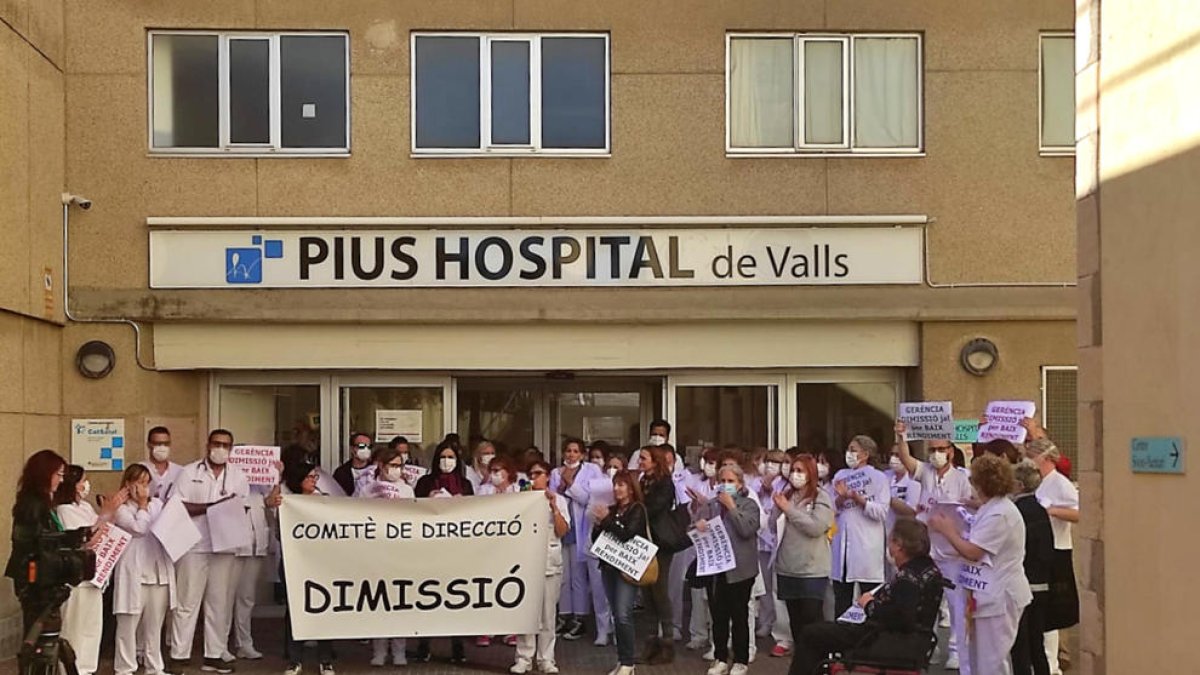 Protesta al Pius de Valls per l'acomiadament «per baix rendiment» d'una treballadora