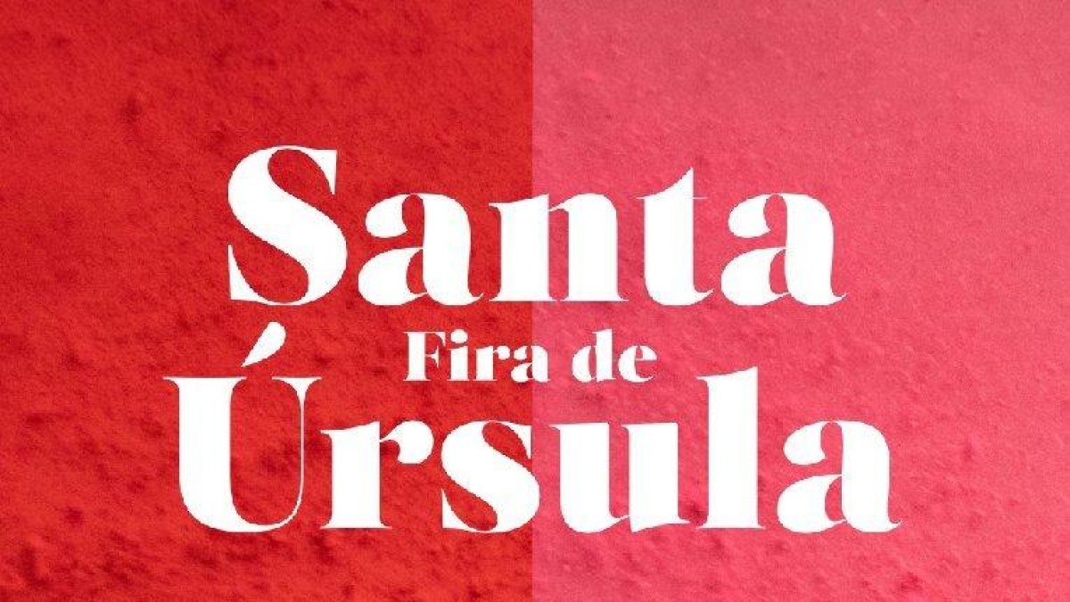 Las collas de Valls y el campanario de Sant Joan, protagonistas del cartel de Santa Úrsula