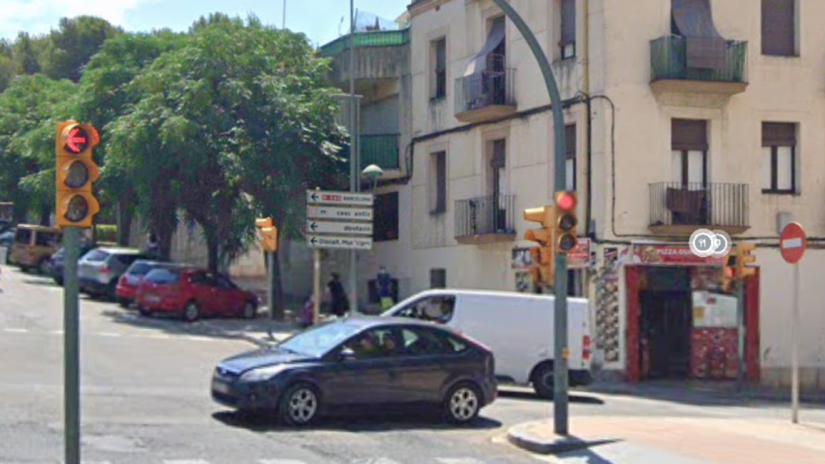 Afectaciones al tráfico en la avenida Catalunya por las obras en el parking