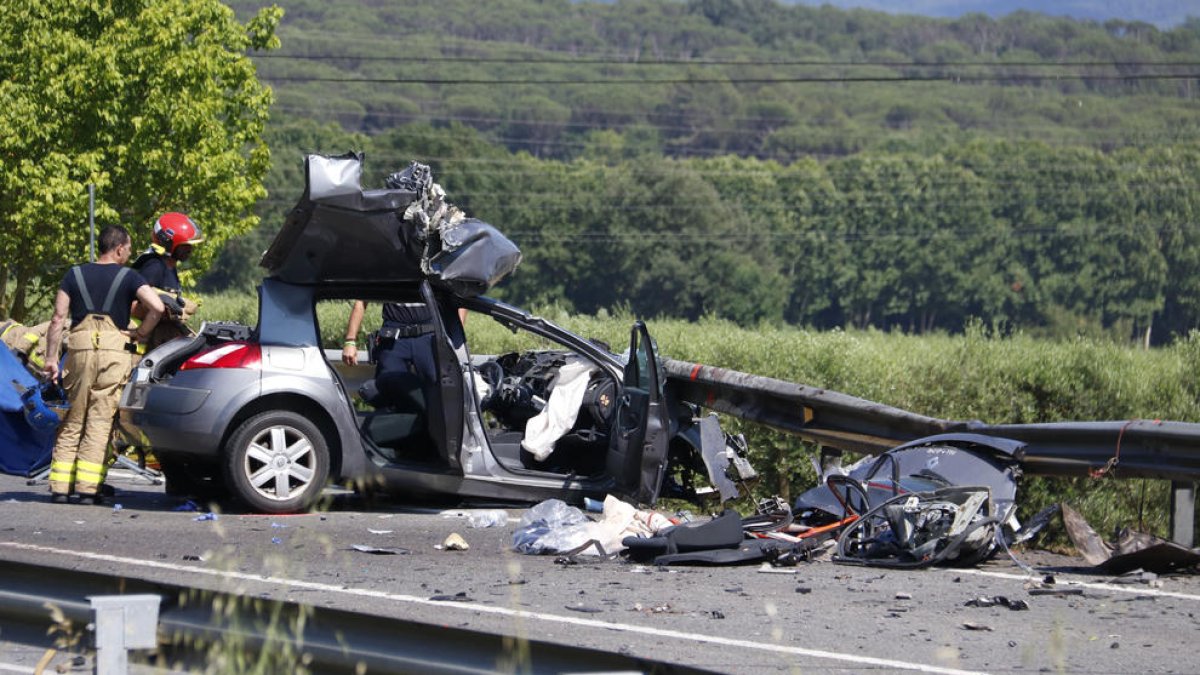 185 víctimes mortals a les carreteres catalanes el 2018, un 10% més que l'any anterior