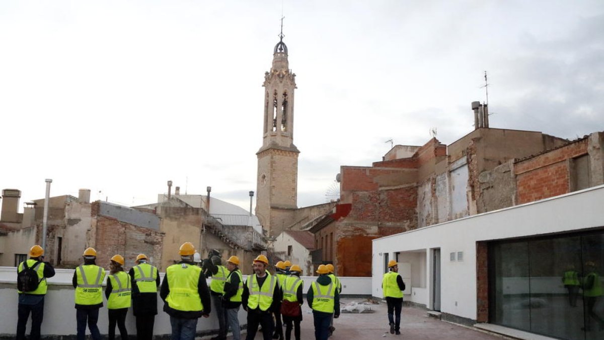 Las obras del Museu Casteller de Valls se terminarán dentro de dos semanas