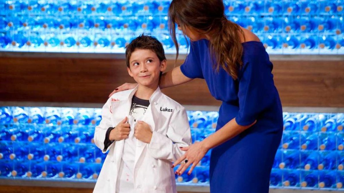 Lukas de Masterchef Junior i Carles Capdevila, al Calafell Family Weekend