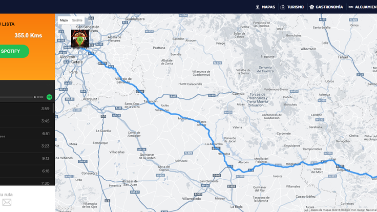 Guia Repsol i Spotify s'uneixen per personalitzar la música dels viatges