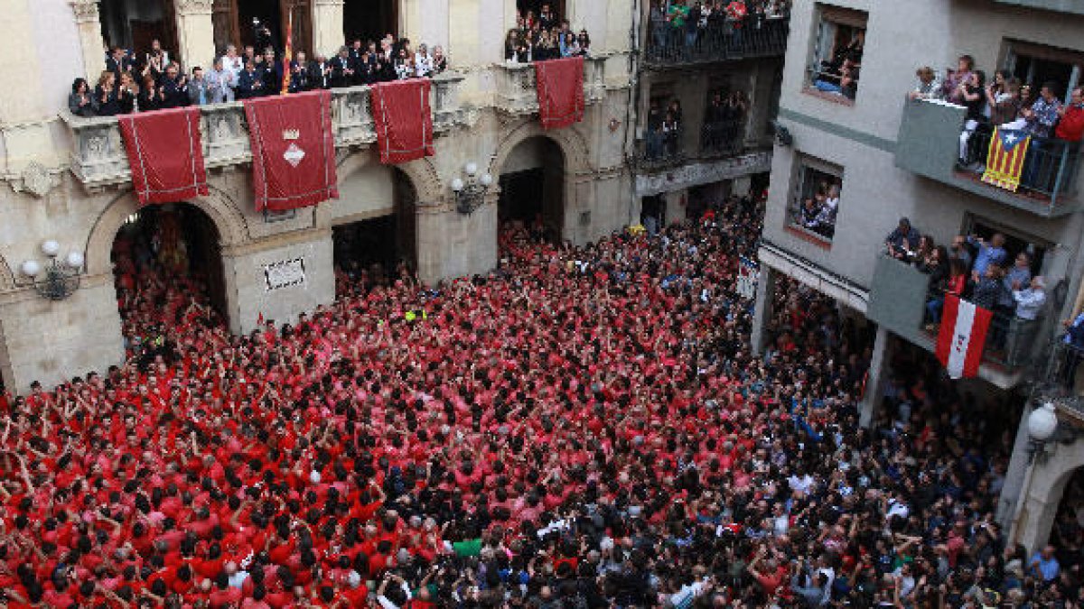 Els castells tornen a ser els protagonistes a la Fira de Santa Úrsula de Valls