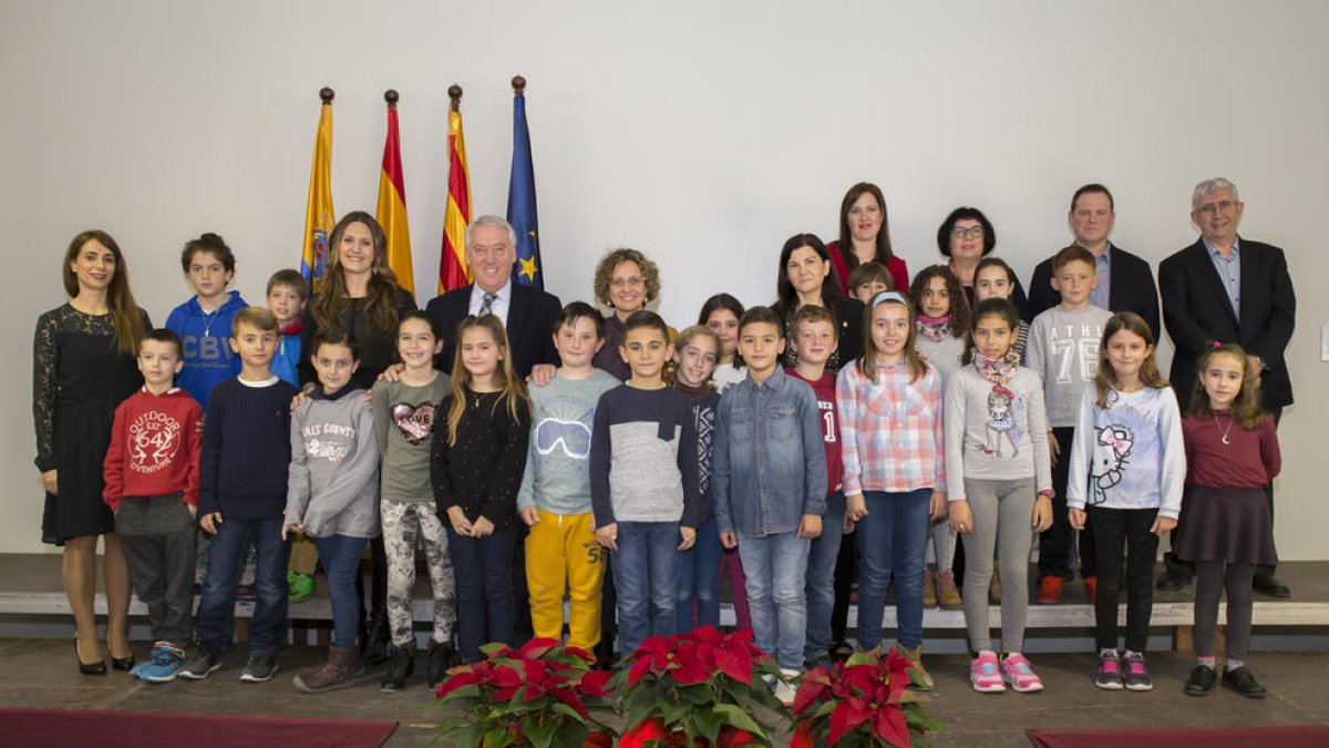 La consellera Ruiz inaugura la sala polivalente de la escuela Sant Bernat Calvó de Vila-seca