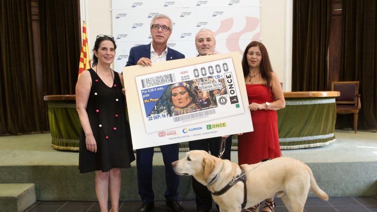 La ONCE dedica un cupón a Santa Tecla