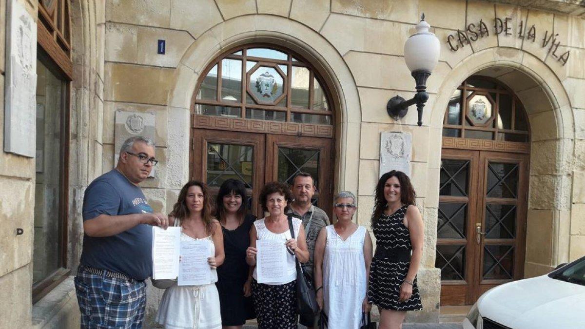 Los trabajadores municipales del Vendrell, en contra de los presupuestos del 2017