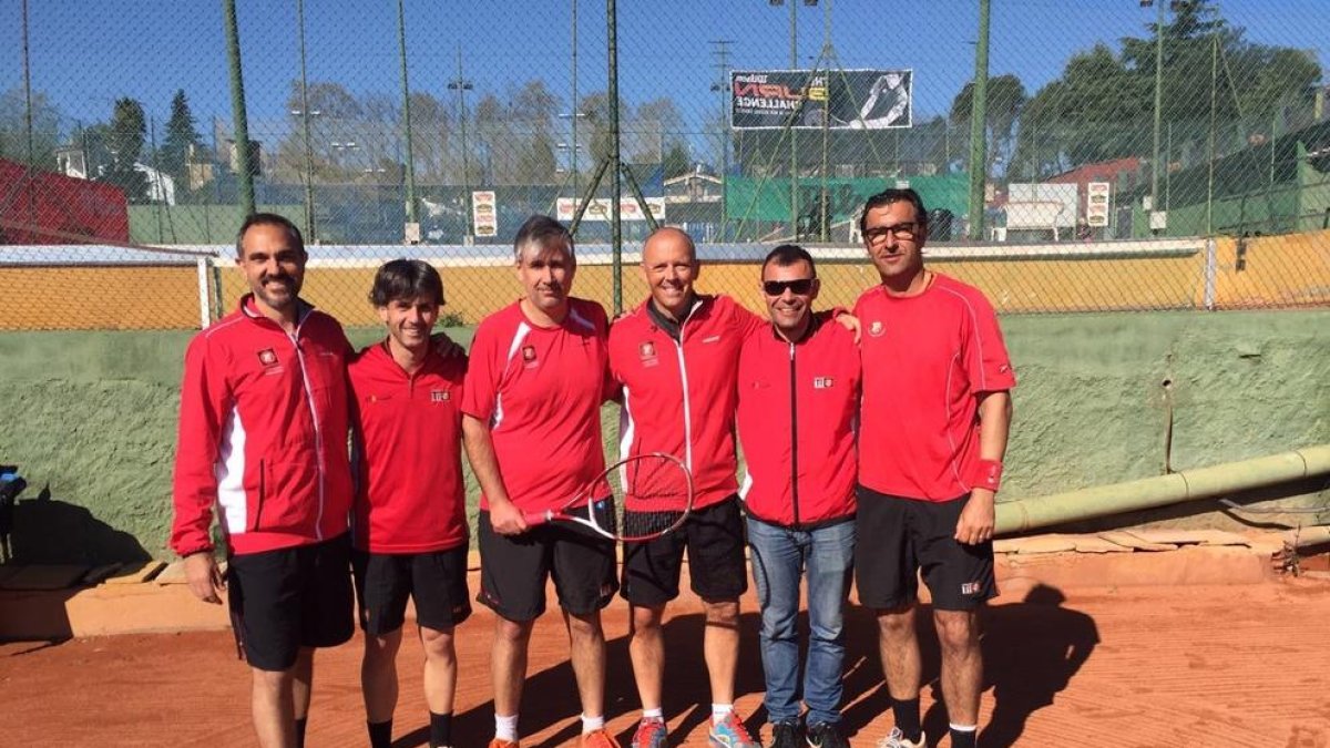 L'equip +40 masculí del Club Tennis Tarragona, campió de Catalunya