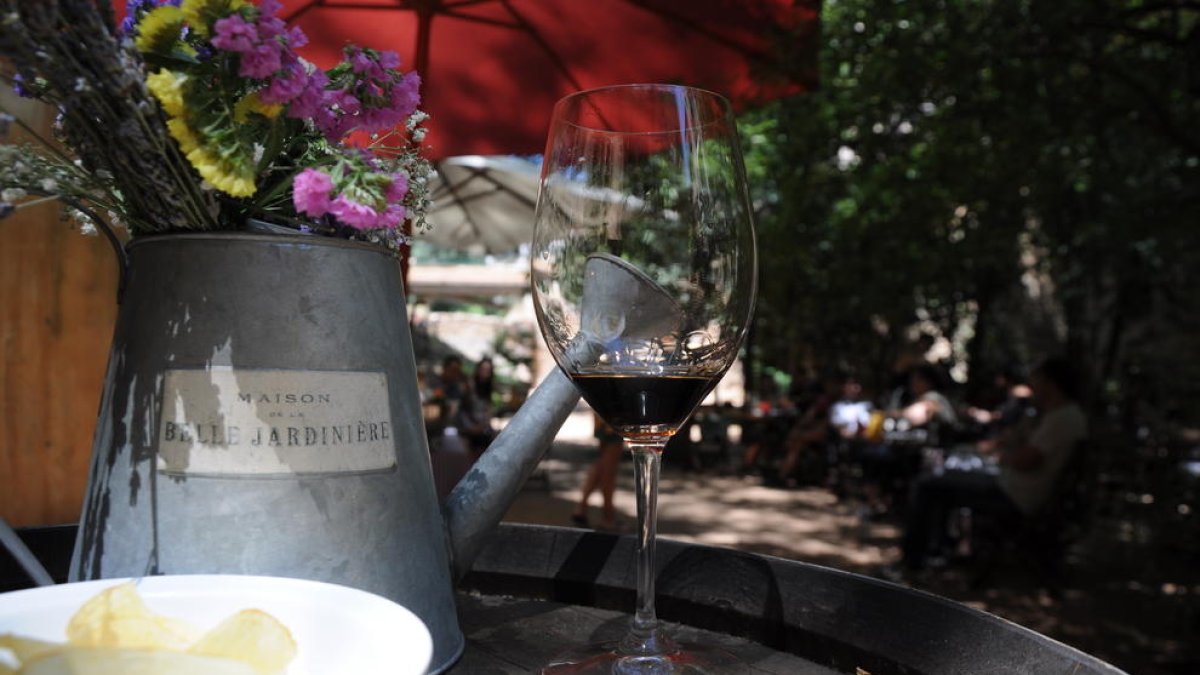 Maridaje de vinos y flores en el Hotel-HostalSport de Falset