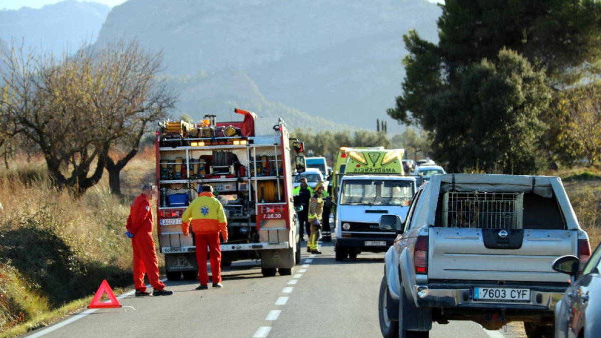En estado crítico una menor atropellada por una camioneta en Horta de Sant Joan