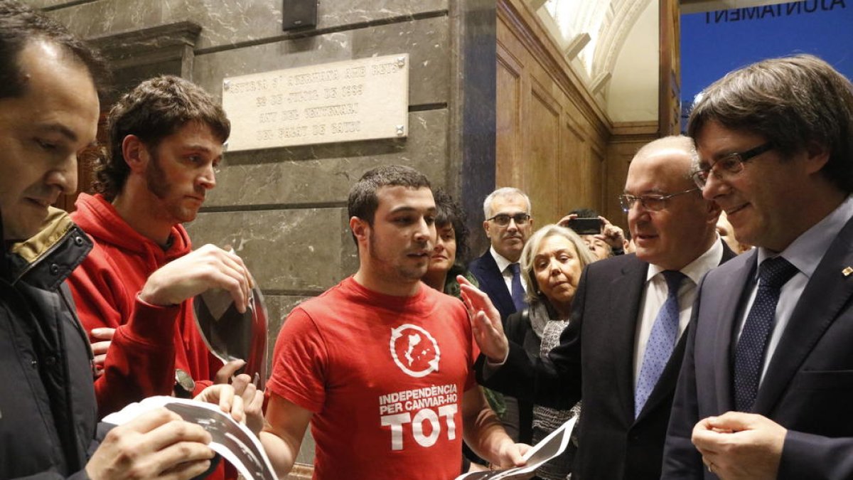 Reus, Carles Puigdemont, CUP, fotografies, Carles Pellicer