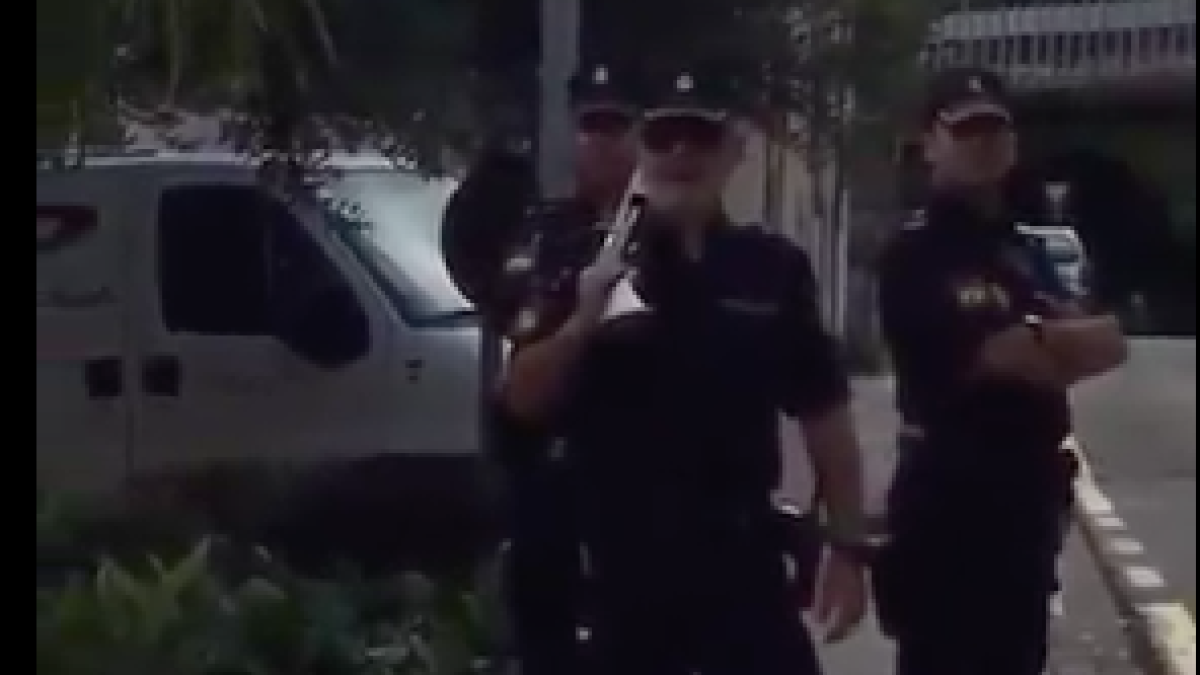 Denuncian provocaciones de policías nacionales en Girona