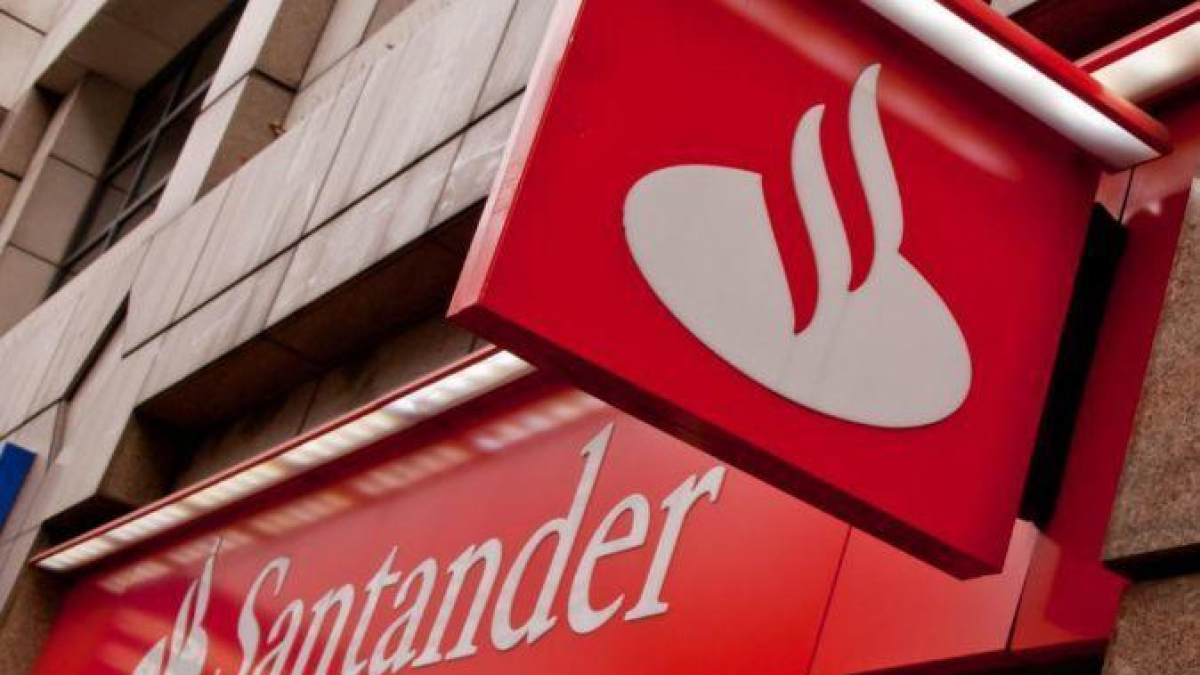 Imagen del logo del banco Santander