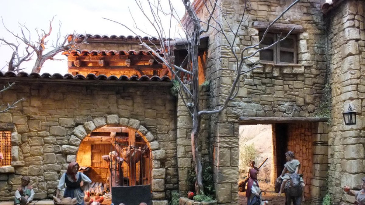 L'Associació Pessebrista mostra 11 diorames a Sant Antoni de Pàdua