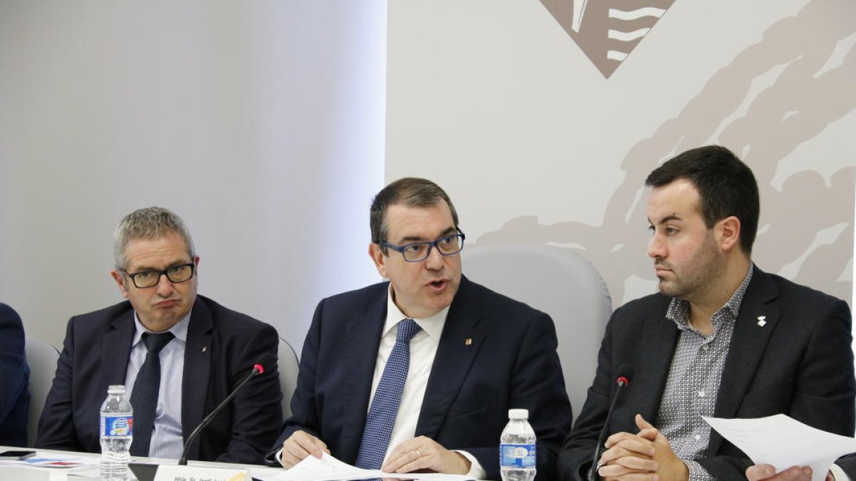 Deltebre, Lluís Soler, Jordi Jané, Xavier Pallarès, junta de seguretat local