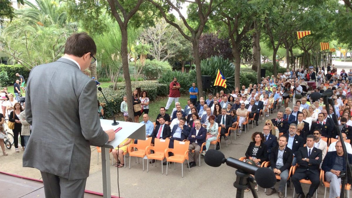 Cambrils, escenario de la conmemoración de la Diada Nacional en el Camp de Tarragona