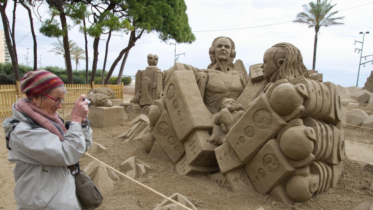 Un belén sobre el mundo tecnológico