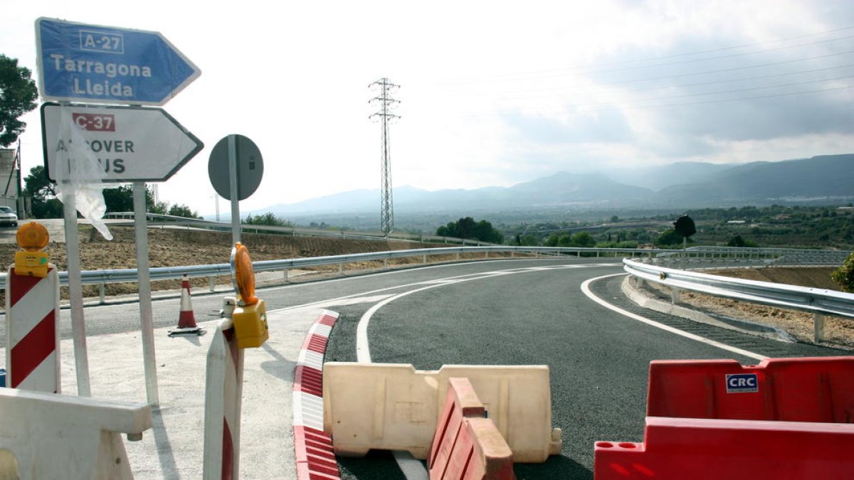 variant, Valls, obra, via, carretera, infraestructura, N-240, A-27, C-37