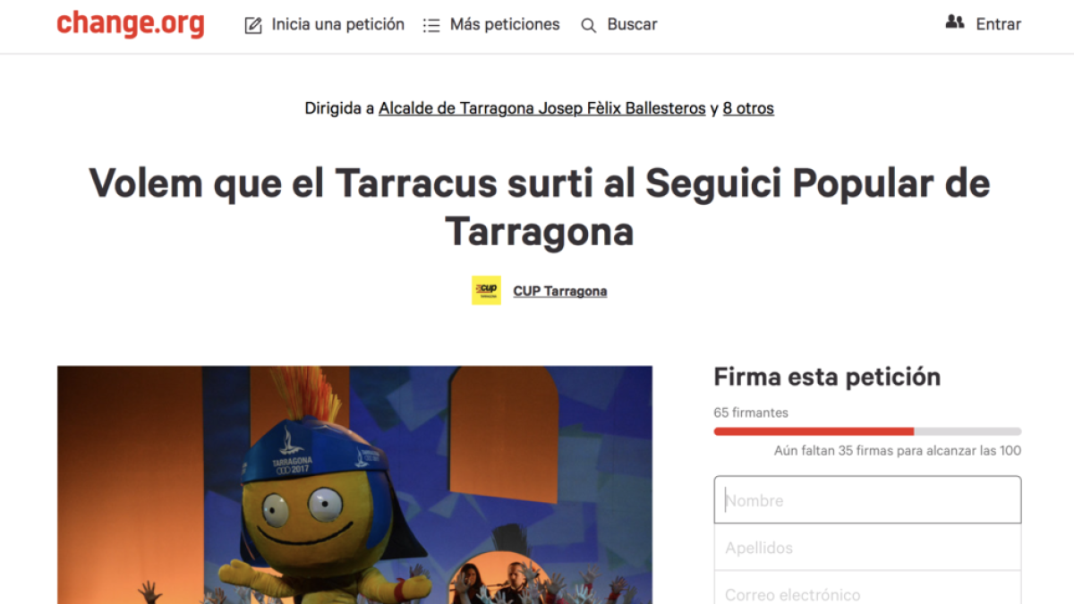 Tarracvs, nou element del Seguici Popular de Santa Tecla?