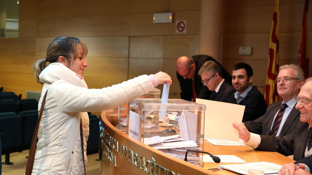 Jornada electoral al Col·legi d'Advocats de Tarragona