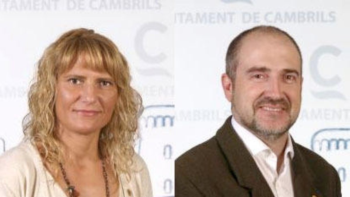 Montse Masdeu (ERC) y Aldredo Clua (PSC) dejan el acta de regidor en Cambrils