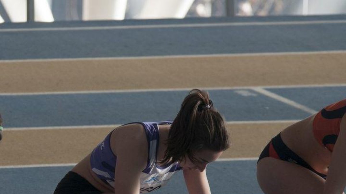 Excel•lent posició d'Alícia Vázquez en un Campionat d'atletisme de Catalunya