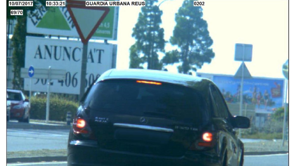 Diligències a un conductor que circulava a 112 km/h per l'Avinguda de Salou