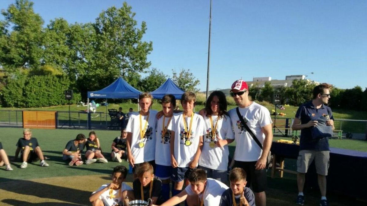 L'escola Àngels Garriga es proclama campiona del Cruyff Court a Igualada