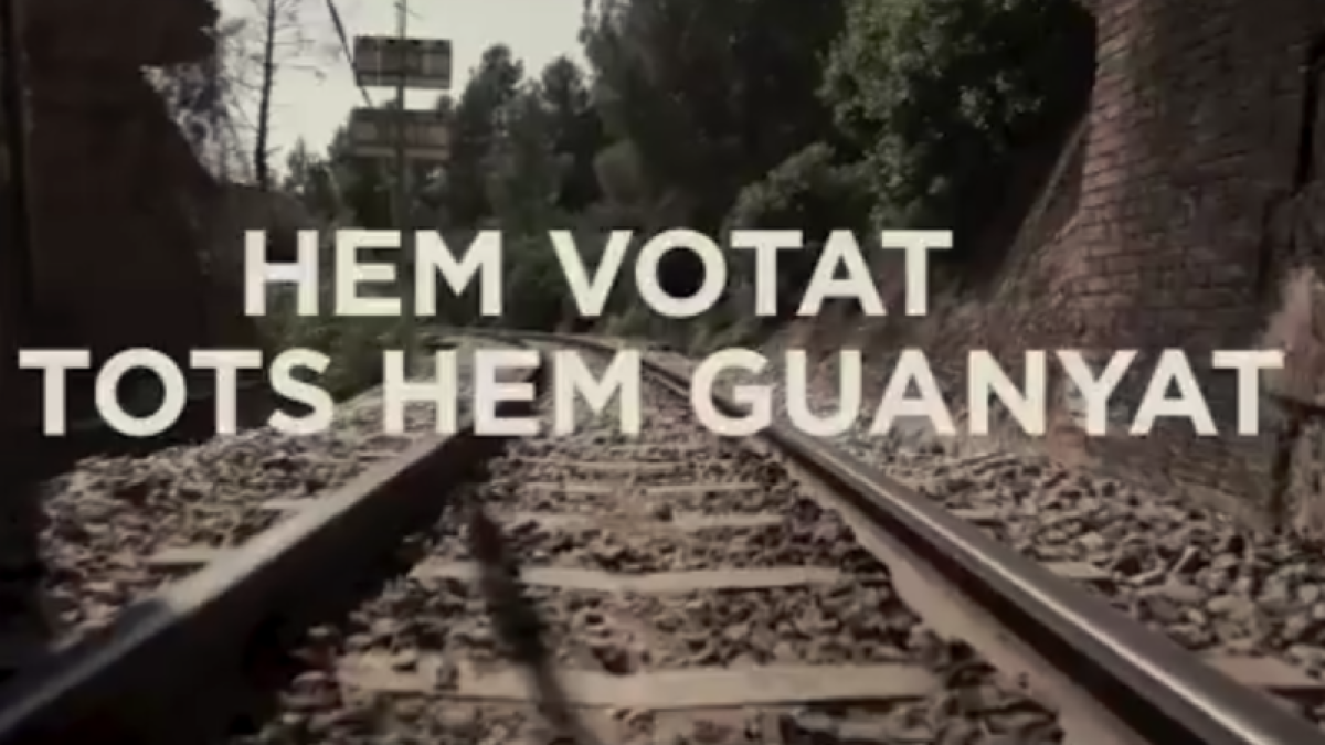 La Generalitat difon un vídeo per commemorar l'1-O: 'Hem votat i hem guanyat'