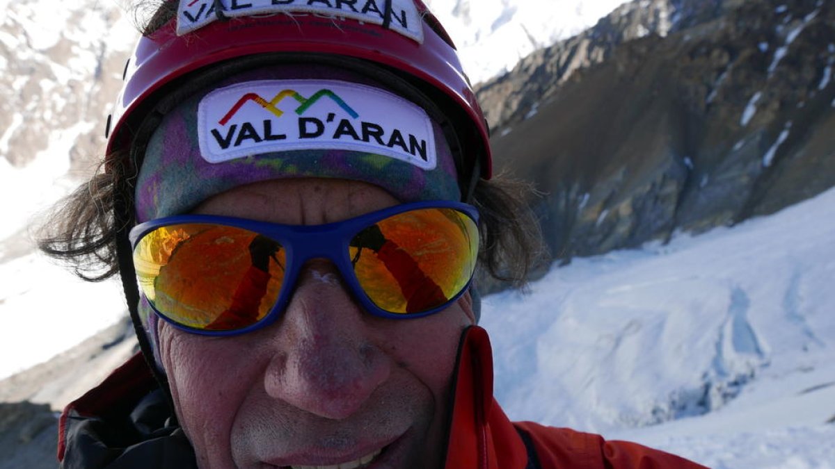 Òscar Cadiach espera el momento oportuno para intentar el segundo ataque al Broad Peak